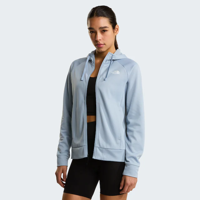The North Face Fleecejacke »W REAXION 2.0 HOODED FULL ZIP JACKET« mit Kapuze sportlicher Stil, mit Kapuze und Kordelzug, mit Eingrifftaschen