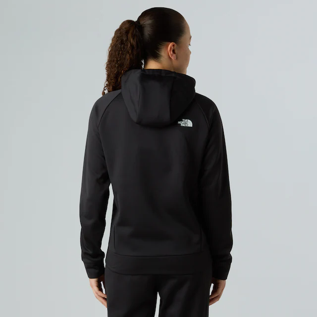 The North Face Fleecejacke »W REAXION 2.0 HOODED FULL ZIP JACKET« mit Kapuze sportlicher Stil, mit Kapuze und Kordelzug, mit Eingrifftaschen