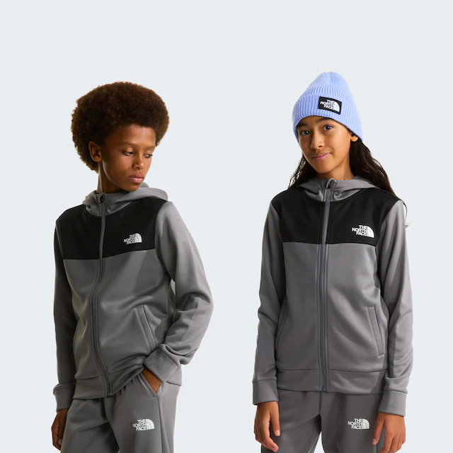 The North Face Fleecejacke »TEEN REAXION FZ HOODIE« für Jugendliche, sportlicher Stil, mit Reißverschluss