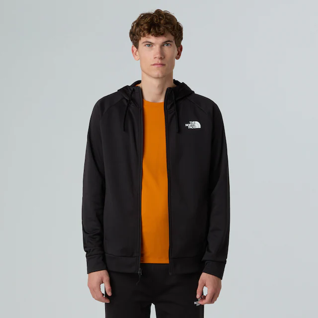 The North Face Funktionsjacke »M REAXION 2.0 HOODED FULL ZIP JACKET« mit durchgehendem Reißverschluss, wasserabweisend, windabweisend