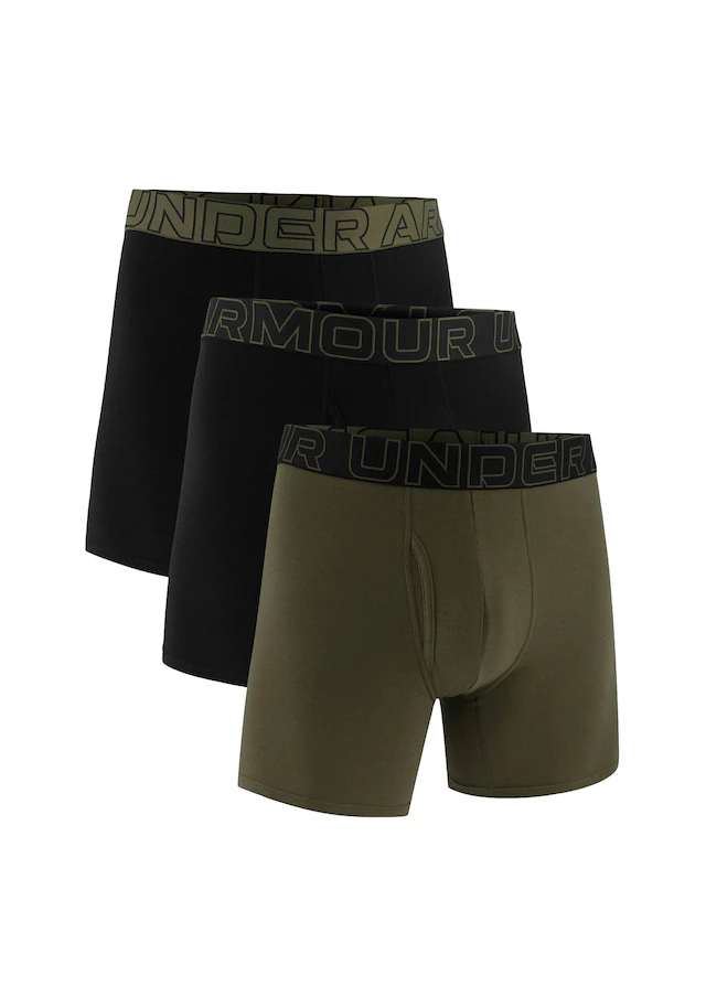 Under Armour® Boxershorts »Boxershort UA PERFORMANCE COTTON - SOLID 6 IN 3PK 3er Pack«