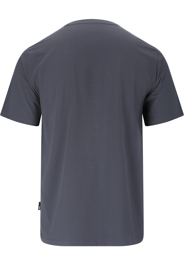 SOS Funktionsshirt »Kvitfjell« mit biologischer Baumwolle und subtilem SOS-Print