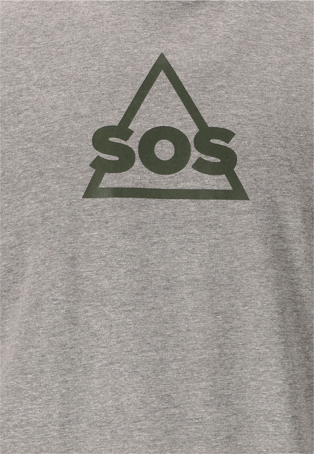 SOS Funktionsshirt »Kvitfjell« mit biologischer Baumwolle und subtilem SOS-Print