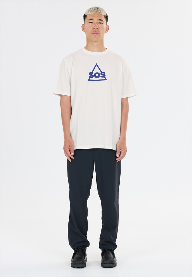SOS Funktionsshirt »Kvitfjell« mit biologischer Baumwolle und subtilem SOS-Print