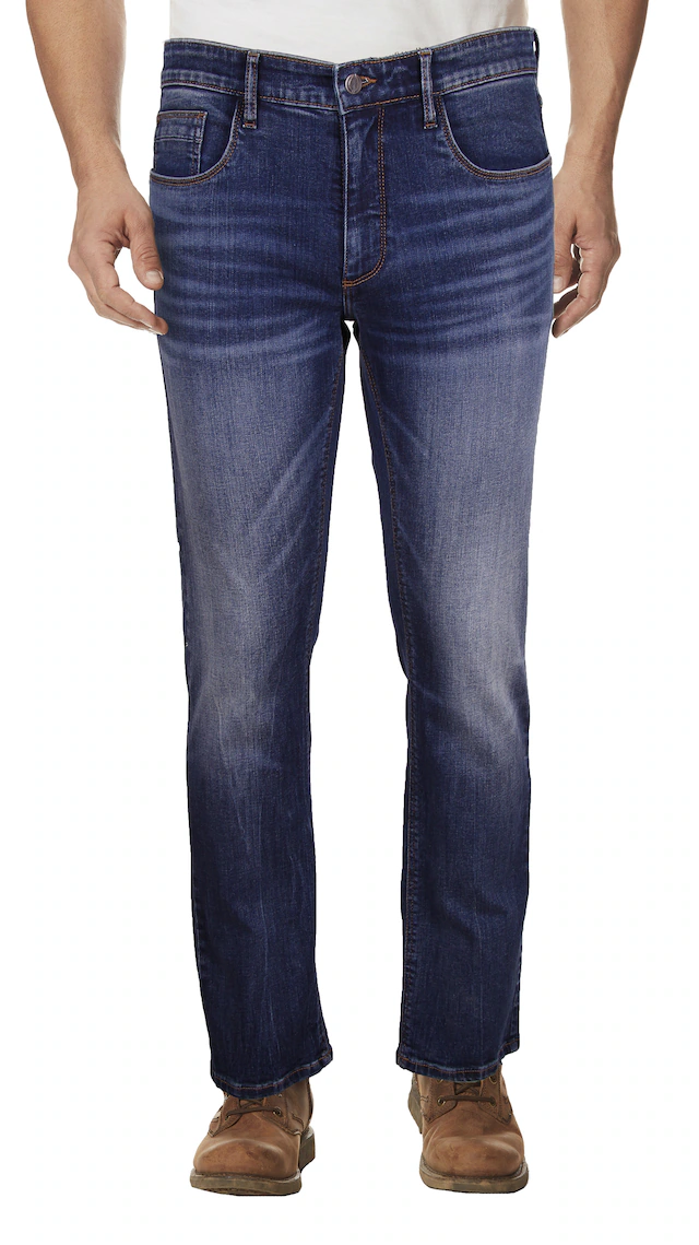 HERO by John Medoox 5-Pocket-Jeans »Portland Denim Slim Straight Stretch Jeans« Straight Fit Casual Clean Wash Denim Jeans für Herren