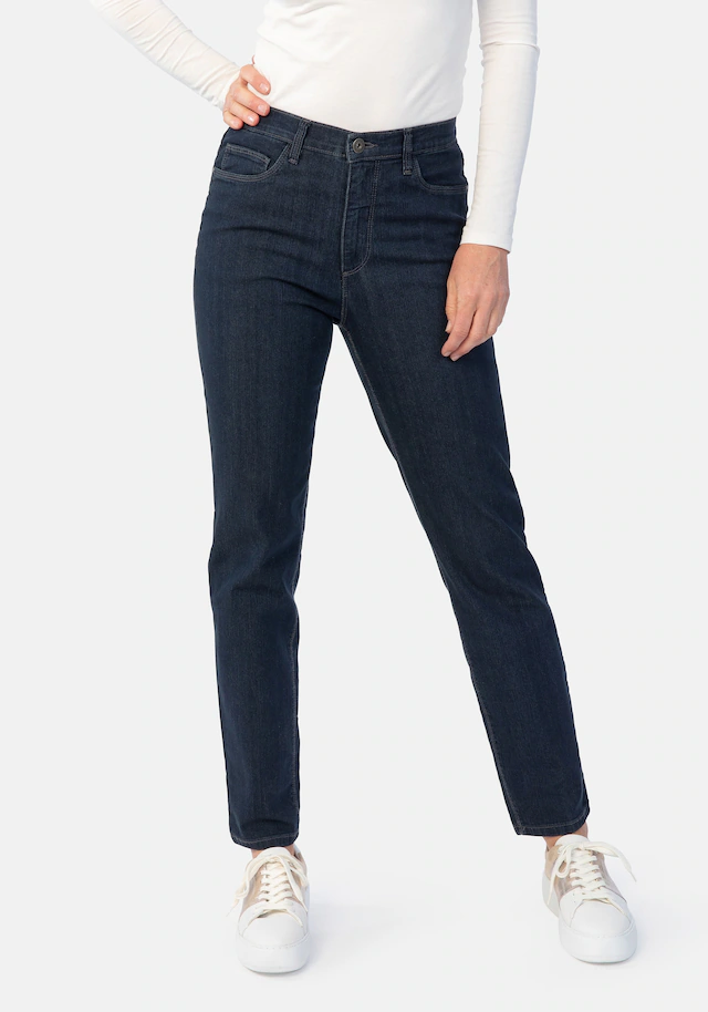 STOOKER WOMEN 5-Pocket-Jeans »Nizza Denim Tapered Fit Jeans« Tapered Fit Casual Clean Wash Denim Jeans für Damen