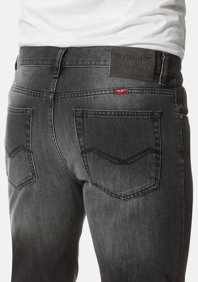 HERO by John Medoox 5-Pocket-Jeans »Denver Regular Straight Stretch Jeans« Straight Fit Casual Clean Wash Denim Jeans für Herren