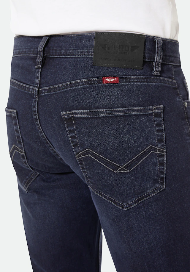 HERO by John Medoox 5-Pocket-Jeans »Denver Regular Straight Stretch Jeans« Straight Fit Casual Clean Wash Denim Jeans für Herren