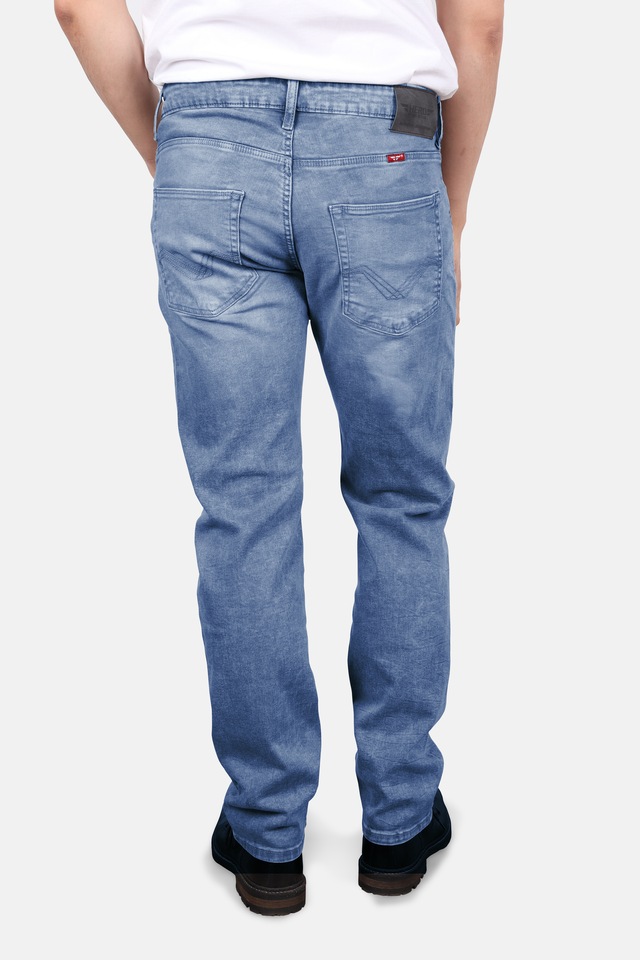 HERO by John Medoox 5-Pocket-Jeans »Denver Fashion Regular Straight Stretch Jeans« Straight Fit Casual Clean Wash Denim Jeans für Herren