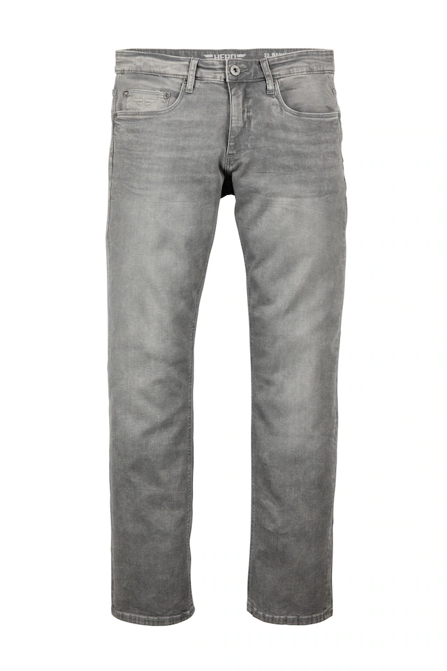 HERO by John Medoox 5-Pocket-Jeans »Denver Fashion Regular Straight Stretch Jeans« Straight Fit Casual Clean Wash Denim Jeans für Herren