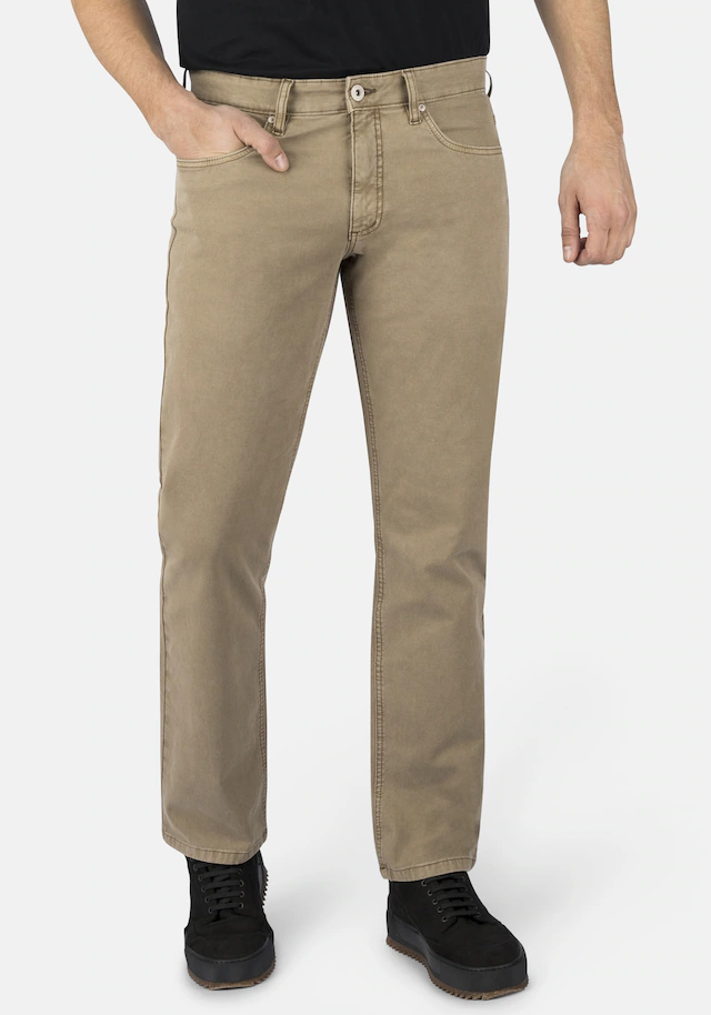HERO by John Medoox 5-Pocket-Jeans »Denver Colour Regular Straight Stretch Jeans« Straight Fit Casual Clean Wash Denim Jeans für Herren