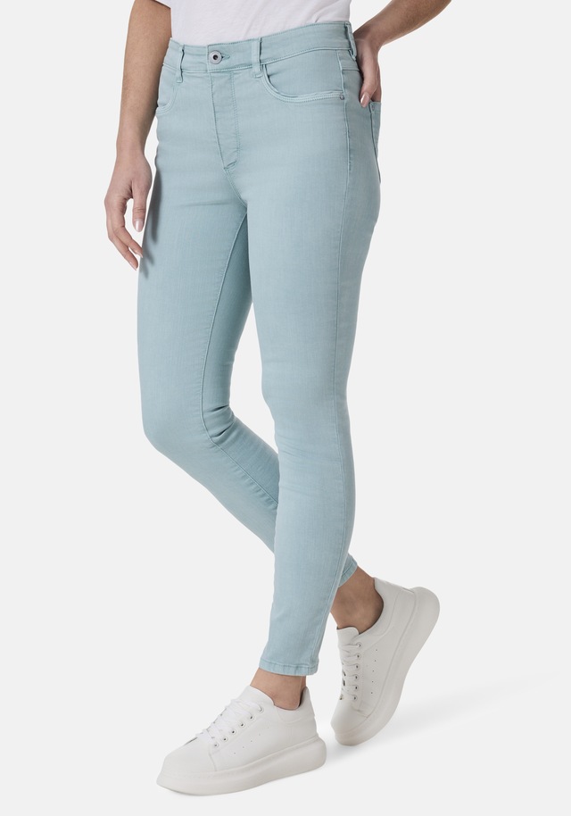 STOOKER WOMEN 5-Pocket-Jeans »Rio Fexxi Move Strass Skinny Fit Jeans« Skinny Fit Casual Clean Wash Denim Jeans Magic Shape Effekt für Damen