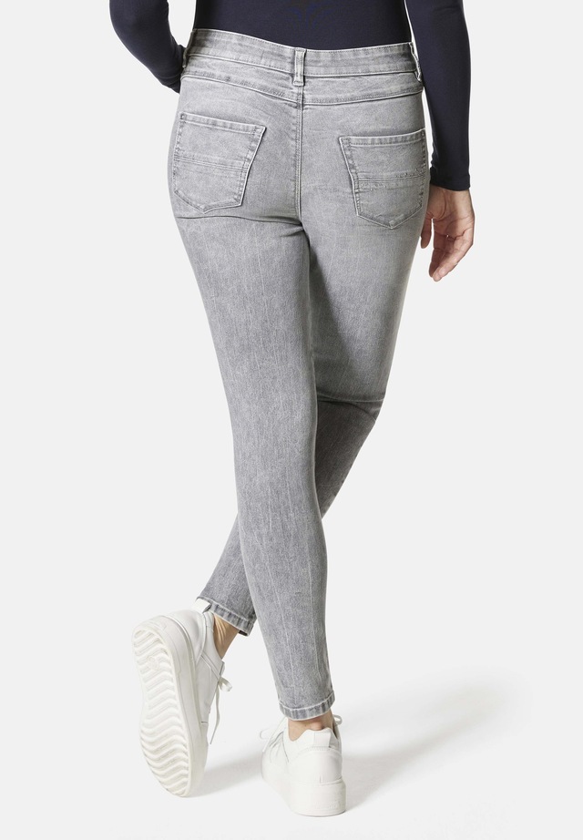 STOOKER WOMEN 5-Pocket-Jeans »Rio Fexxi Move Strass Skinny Fit Jeans« Skinny Fit Casual Clean Wash Denim Jeans Magic Shape Effekt für Damen