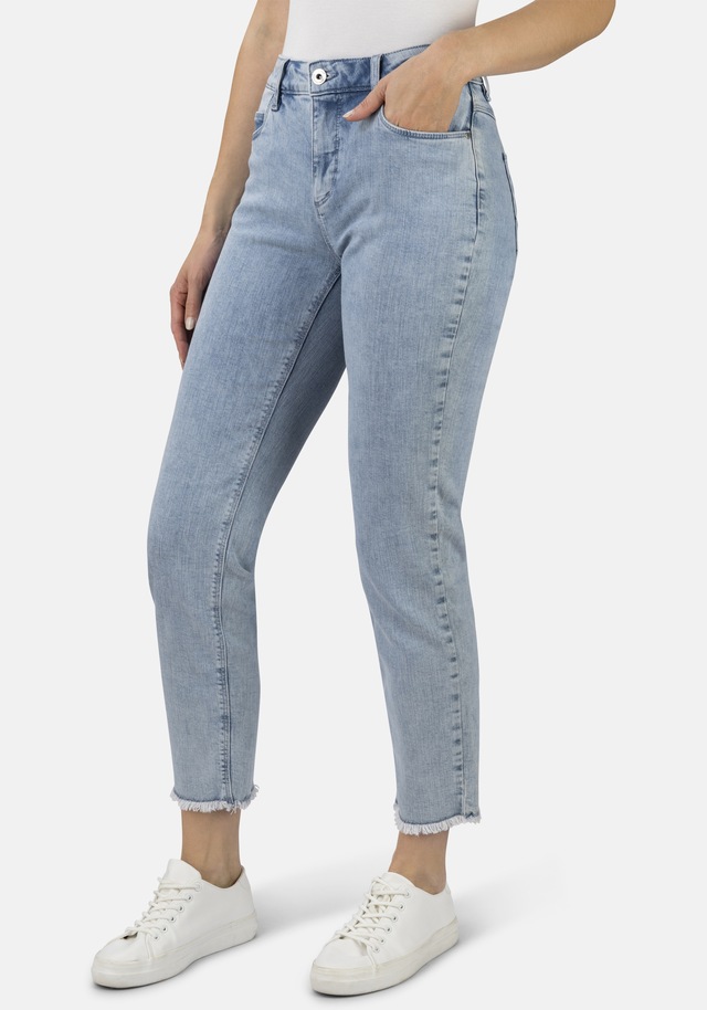 STOOKER WOMEN 5-Pocket-Jeans »Zermatt Fashion Straight Fit Jeans« Straight Fit Casual Acid Wash Denim Jeans für Damen