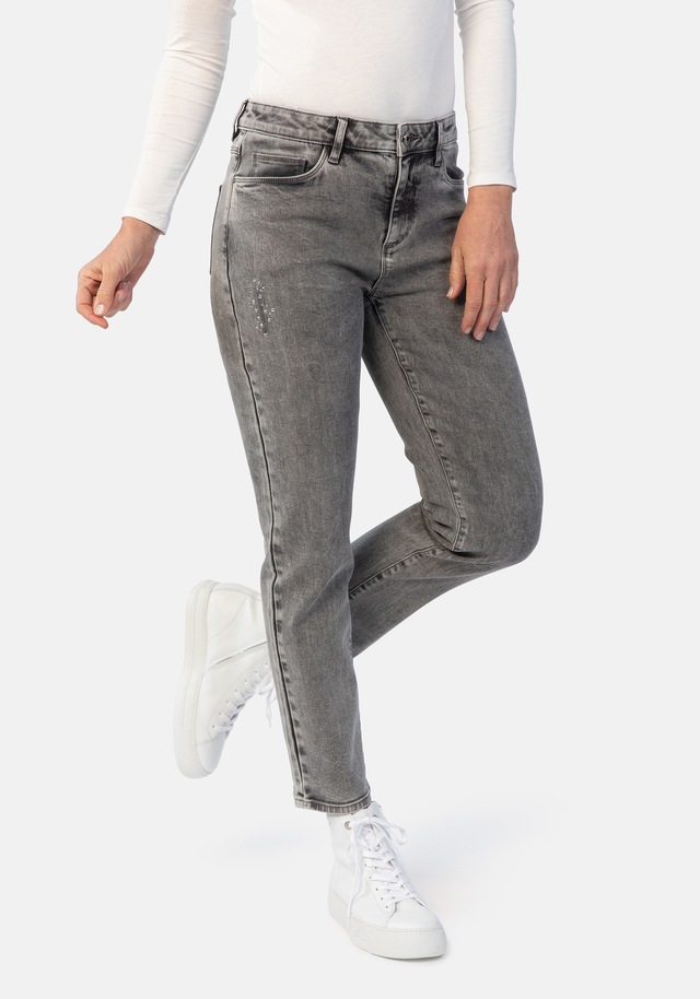 STOOKER WOMEN 5-Pocket-Jeans »Zermatt Fashion Straight Fit Jeans« Straight Fit Casual Acid Wash Denim Jeans für Damen