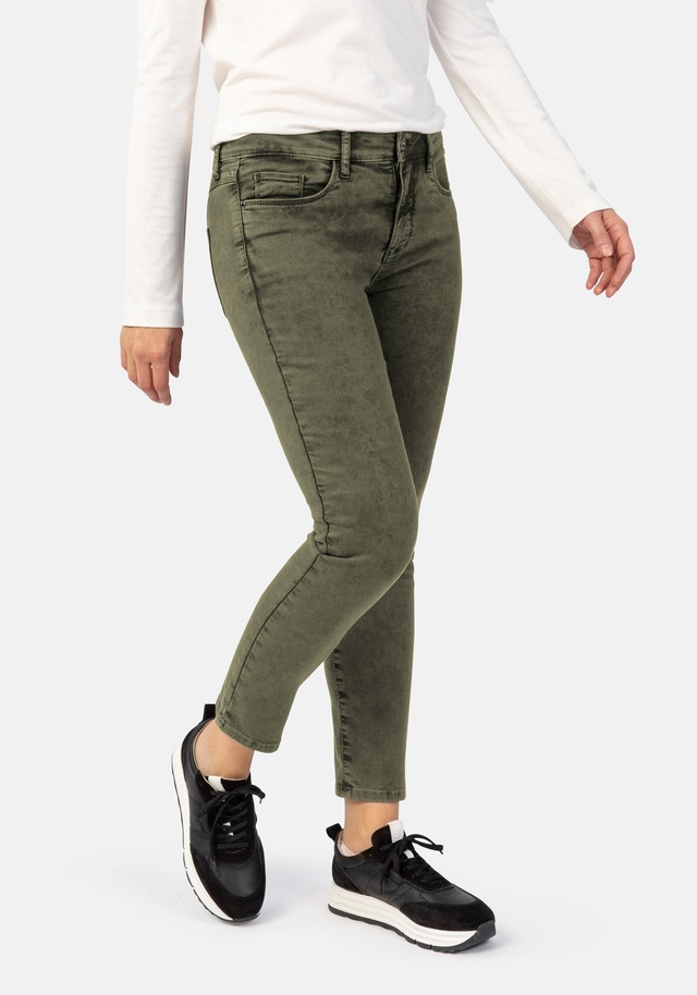 STOOKER WOMEN 5-Pocket-Jeans »Florenz Colour autumn Slim Fit Jeans« Slim Fit Casual Clean Wash Denim Jeans für Damen