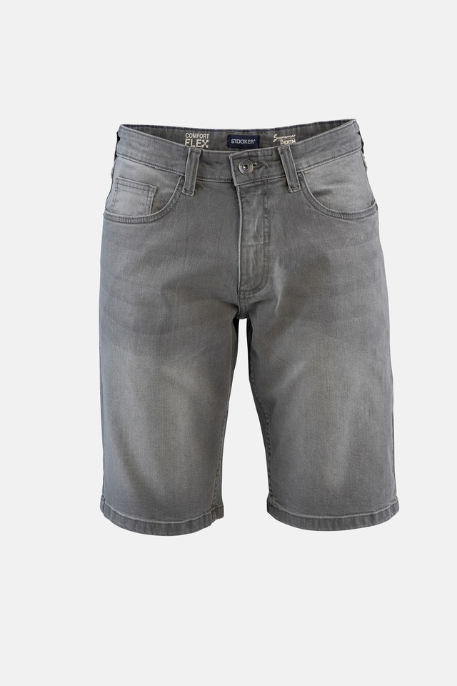 Stooker Men Bermudas »5-Pkt Style Summer Denim Bermudas« Sommer Straight Fit Casual Stretchdenim für Herren