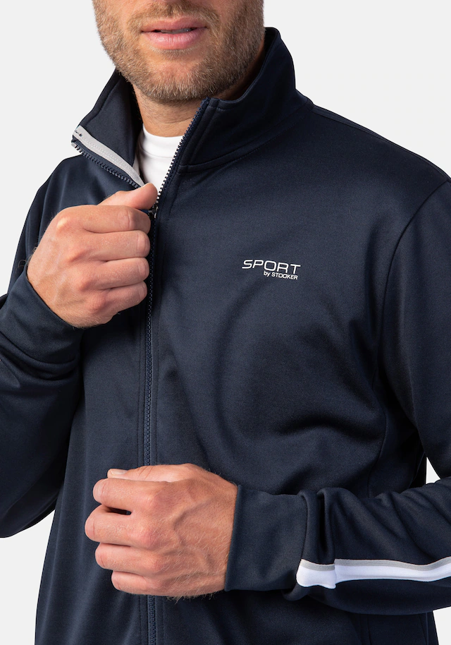 Stooker Men Sweatjacke »SIDNEY Sweatjacke Sportjacke« Sportjacke Stehkragen Regular Fit für Herren