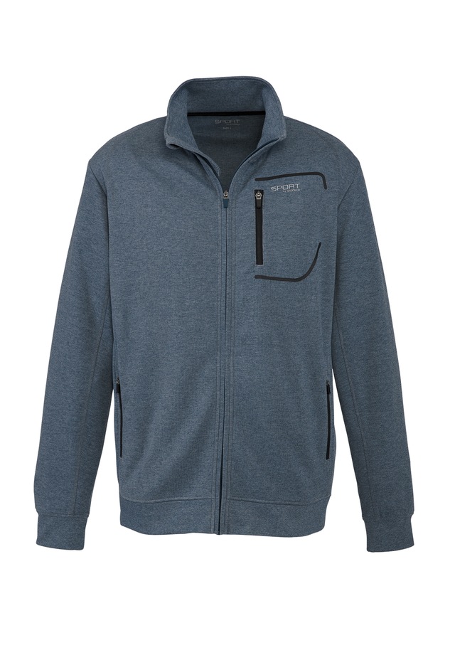 Stooker Men Sweatjacke »SIDNEY Sweatjacke Sportjacke« Sportjacke Stehkragen Regular Fit für Herren
