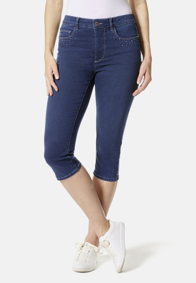STOOKER WOMEN 7/8-Jeans »Denim Capri Skinny Fit Jeans« Skinny Fit Casual Clean Wash Denim Jeans Magic Shape Effekt für Damen