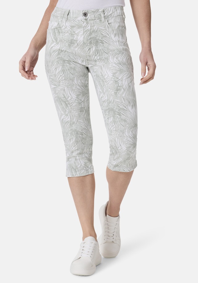 STOOKER WOMEN 7/8-Hose »Print Capri Skinny Fit Jeans« Skinny Fit Casual Clean Wash Magic Shape Effekt für Damen