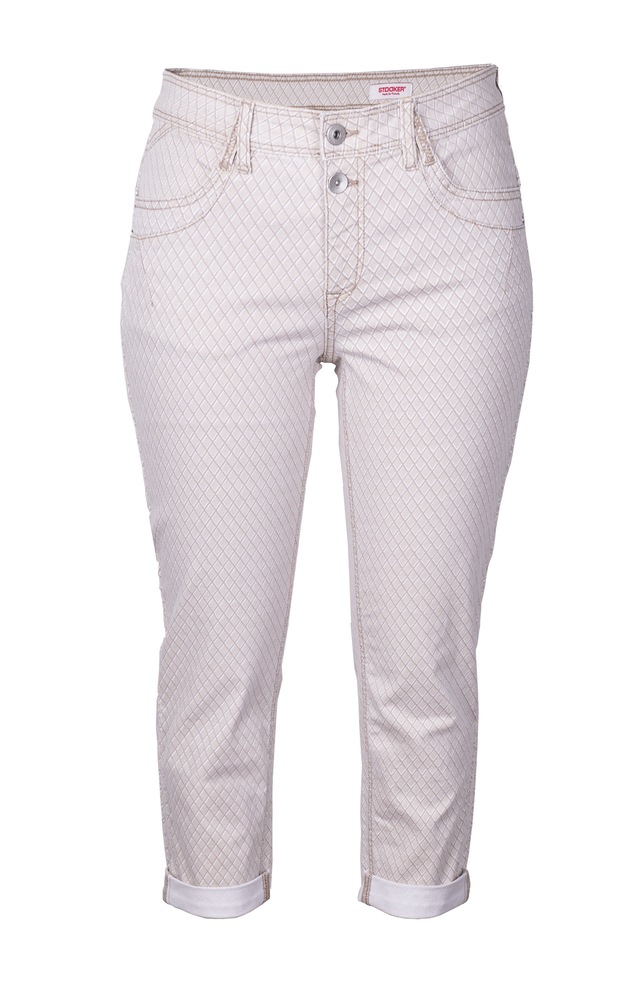 STOOKER WOMEN 7/8-Jeans »LIMA Boyfriend Fit Capri« Boyfriend Fit Casual Twill Capri Hose für Damen