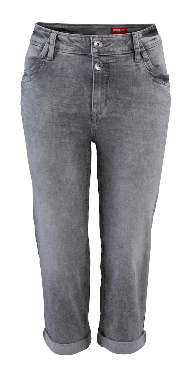 STOOKER WOMEN 7/8-Jeans »LIMA Boyfriend Fit Capri« Boyfriend Fit Casual Twill Capri Hose für Damen
