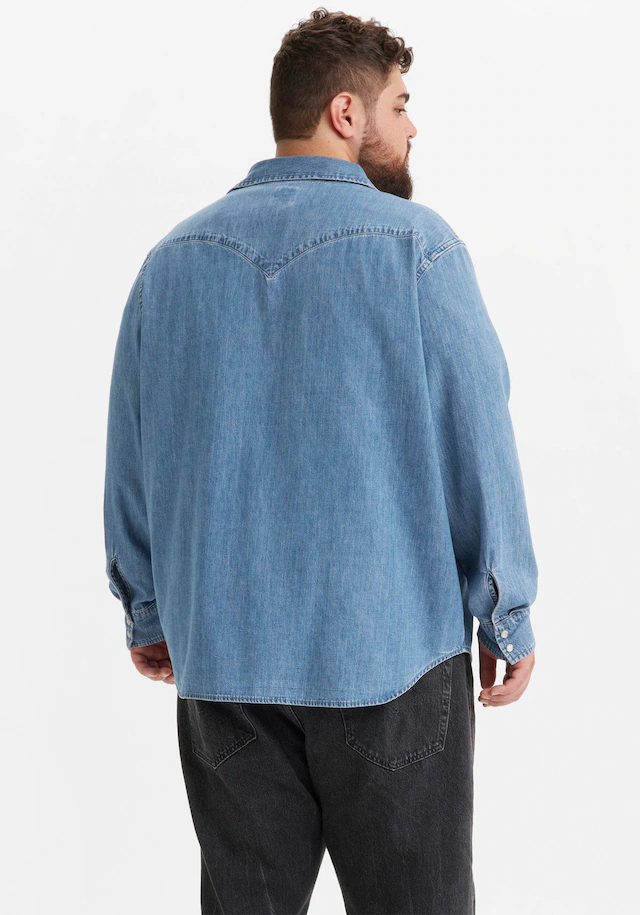 Levi's® Plus Jeanshemd im Westernstyle