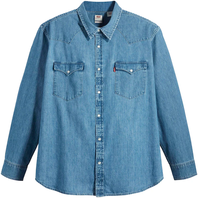 Levi's® Plus Jeanshemd im Westernstyle
