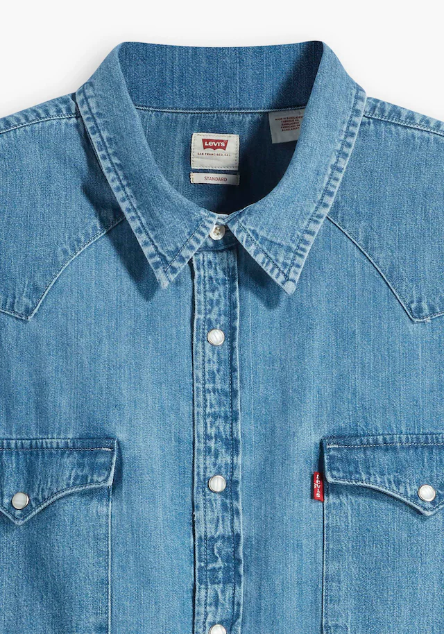 Levi's® Plus Jeanshemd im Westernstyle