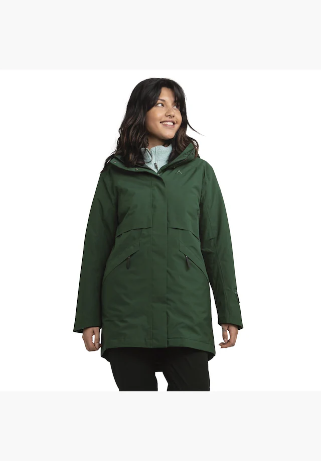 Schöffel Parka »Ins Parka Style Malkay WMS« mit Kapuze Wärmend, winddicht, wasserdicht, Übergangsjacke