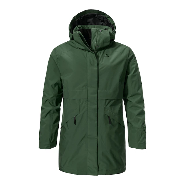 Schöffel Parka »Ins Parka Style Malkay WMS« mit Kapuze Wärmend, winddicht, wasserdicht, Übergangsjacke