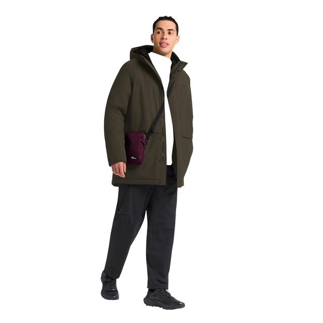 Jack Wolfskin Wintermantel »COLD CAMP COAT M« mit wasserdichtem TEXAPORE, winddicht, atmungsaktiv, aus Polyester