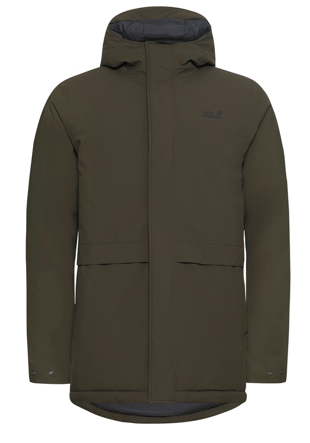 Jack Wolfskin Wintermantel »COLD CAMP COAT M« mit wasserdichtem TEXAPORE, winddicht, atmungsaktiv, aus Polyester