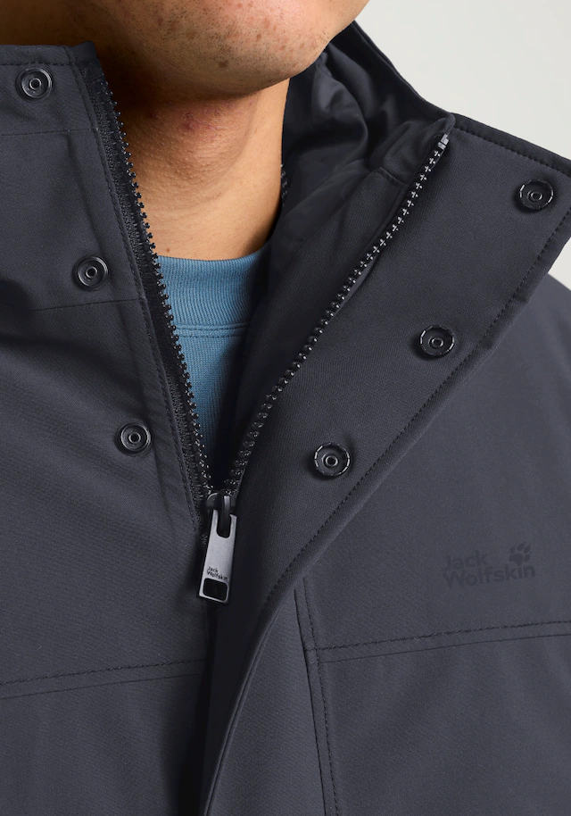 Jack Wolfskin Wintermantel »COLD CAMP COAT M« mit wasserdichtem TEXAPORE, winddicht, atmungsaktiv, aus Polyester