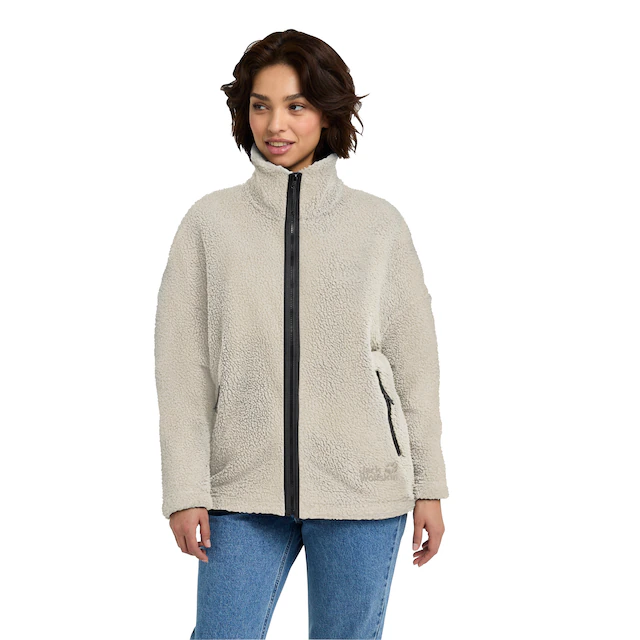 Jack Wolfskin Plüschjacke »STONE LITE JKT W« mit wärmender Funktion, windabweisend, atmungsaktiv