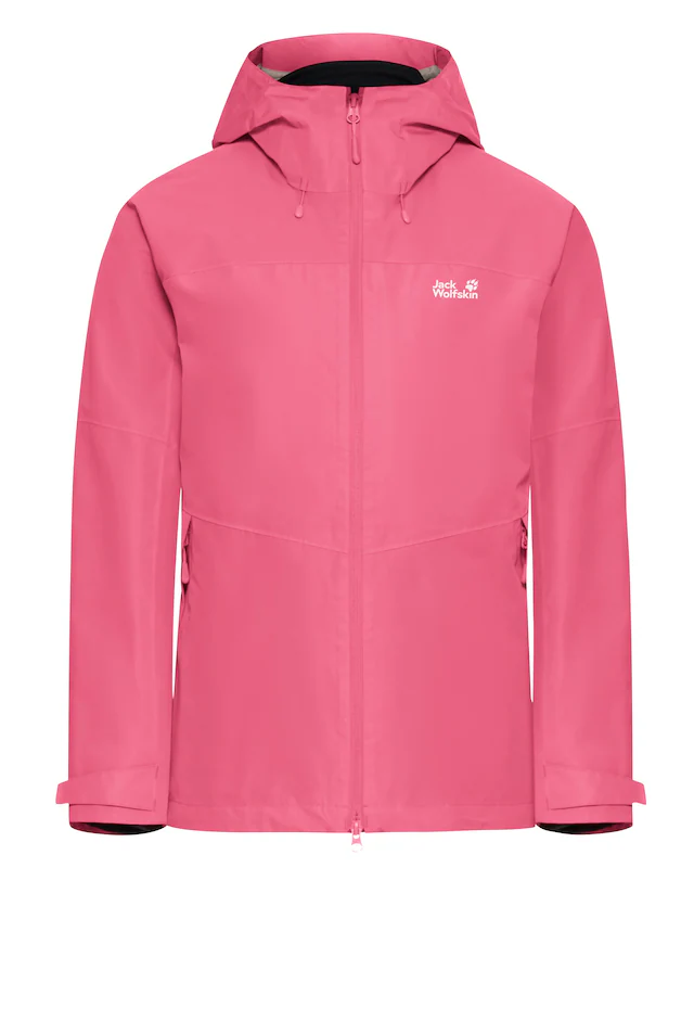 Jack Wolfskin 3-in-1-Funktionsjacke mit Kapuze mit herausnehmbarer Fleecejacke, wasserdicht, winddicht