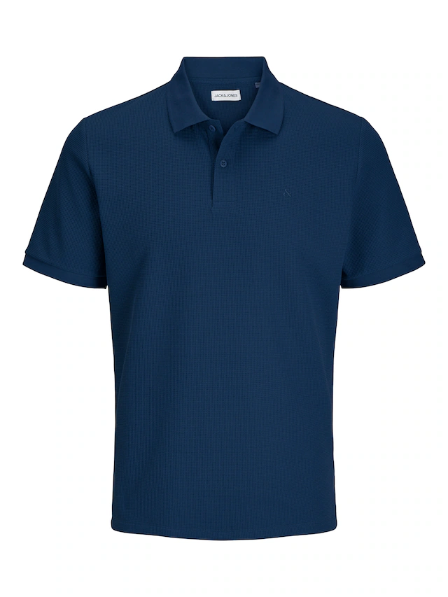Jack & Jones »JJEAUSTIN POLO SS NOOS« Materialmix, regular fit