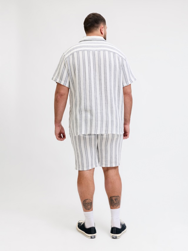 Jack & Jones PlusSize Sweatshorts »JPSTJAIDEN COBA STRIPE JOG SHORT SN PLS«