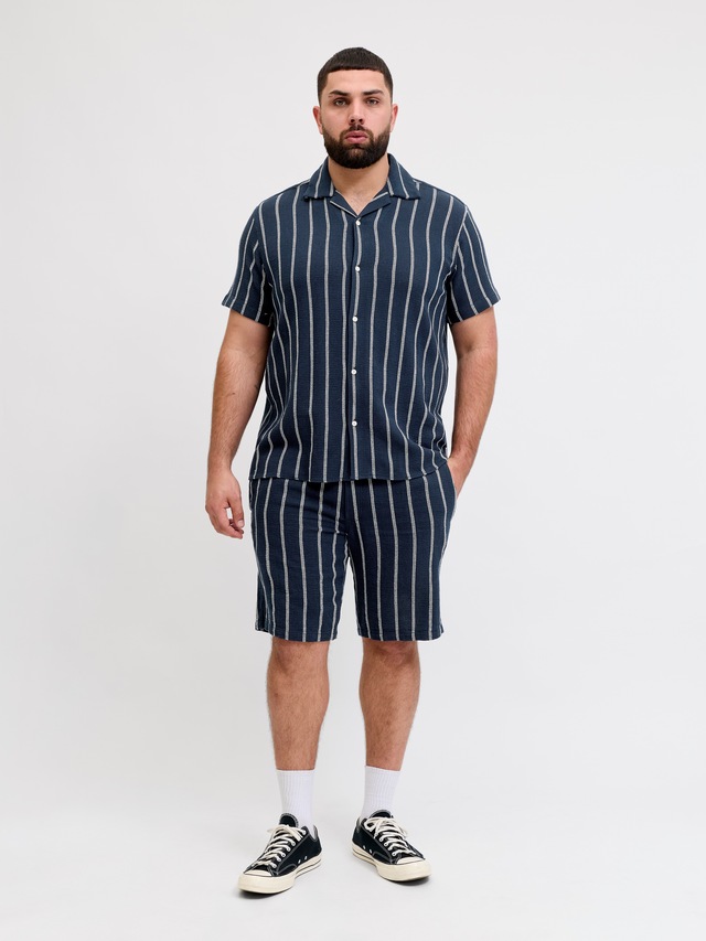 Jack & Jones PlusSize Sweatshorts »JPSTJAIDEN COBA STRIPE JOG SHORT SN PLS«