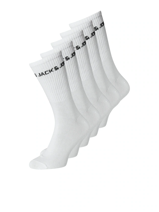 Jack & Jones PlusSize Tennissocken »JACBASIC LOGO TENNIS SOCK 5 PAC PLS NOOS« Packung, 5 Stk. tlg.