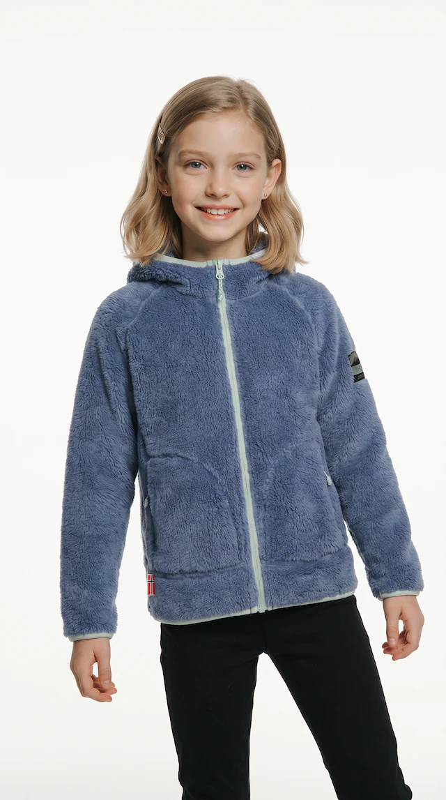 TROLLKIDS Fleecejacke »GIRLS BORGUND JACKET XT« sportlich, aus Highloft-Fleece, für Kinder, mit Kapuze
