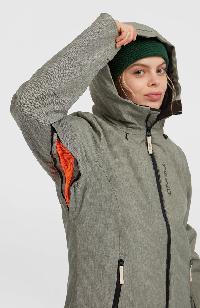 O'Neill Skijacke »FWC'CRUZ MELANGE SNOW JACKET« mit Achselbelüftung, wasserdicht, atmungsaktiv