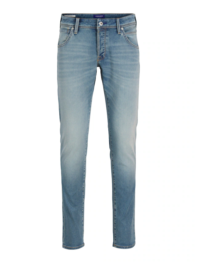 Jack & Jones Tapered-fit-Jeans »JJIMIKE mit Stretch, Used-Look und bequemer Passform« mit Abriebeffekten