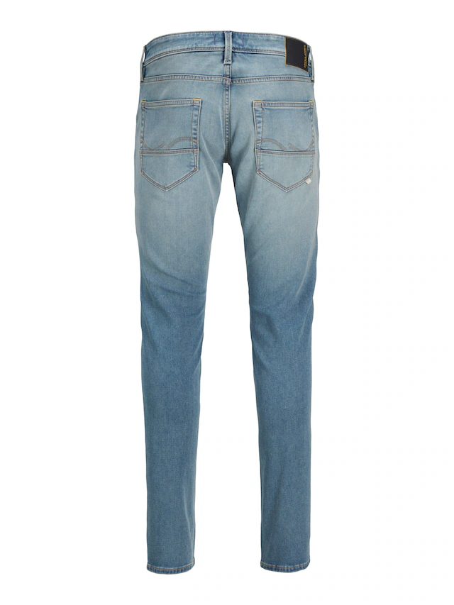 Jack & Jones Tapered-fit-Jeans »JJIMIKE mit Stretch, Used-Look und bequemer Passform« mit Abriebeffekten