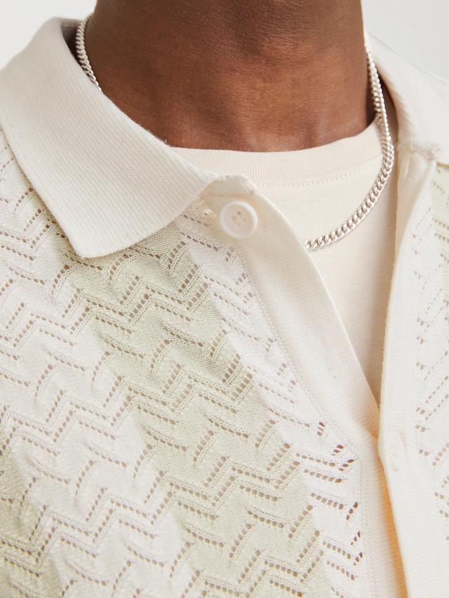 Jack & Jones Polokragenpullover »JORTYLER KNIT SS POLO SN« Baumwollmischung, relaxed fit
