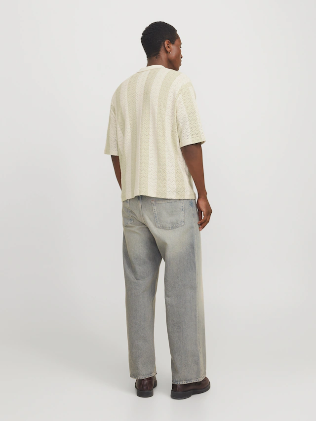 Jack & Jones Polokragenpullover »JORTYLER KNIT SS POLO SN« Baumwollmischung, relaxed fit