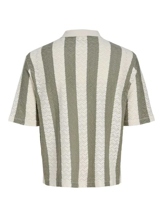 Jack & Jones Polokragenpullover »JORTYLER KNIT SS POLO SN« Baumwollmischung, relaxed fit