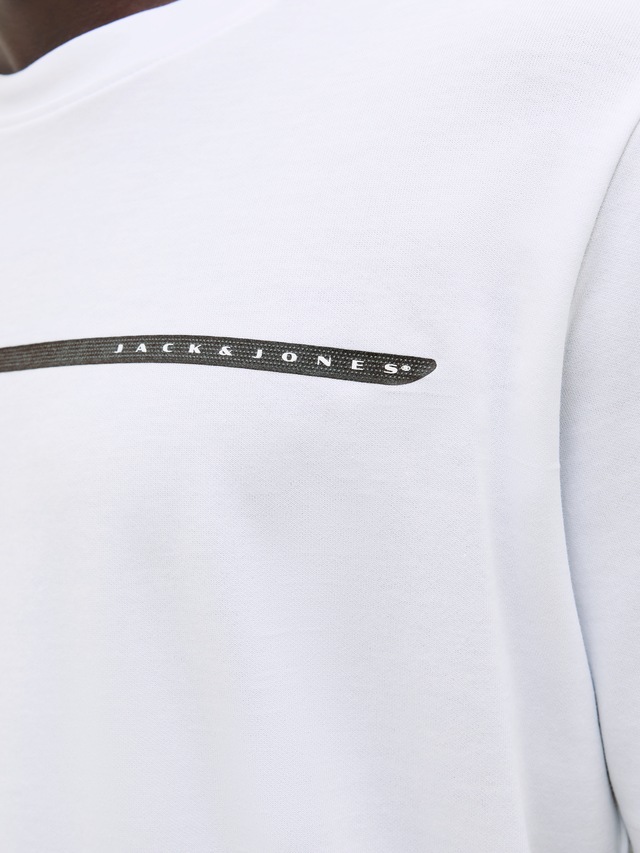 Jack & Jones T-Shirt »JCOFUSION FULL BRANDING TEE SS CREW NOOS«