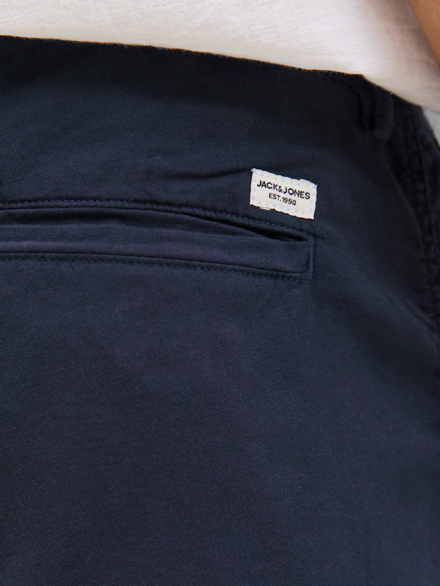 Jack & Jones Stoffhose »JPSTKANE HYBRID BONDI JOGGER SN« Baumwolle mit Leinen, locker geschnitten